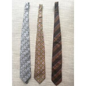 Emilio Ponti, Pal Zileri, Filuse Necktie Bundle Italian Designer Ties